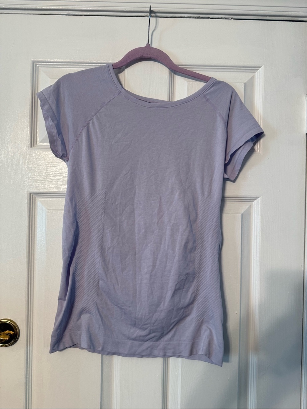 Zella Women's Lavender Short Sleeve Tee